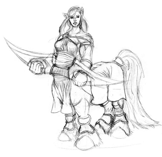 Centaur Lady Warrior